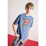 Defacto Erkek Çocuk Superman Bisiklet Yaka Kısa Kollu Tişört