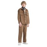 DEFACTO Erkek Çocuk Wide Leg Pantolon, Bej, 11-12 Yaş