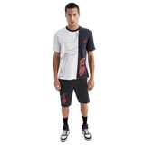 DeFacto Erkek DeFactoFit NBA Chicago Bulls Regular Fit Spor Pamuklu Şort