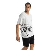DeFacto Erkek DeFactoFit NBA Los Angeles Lakers Boxy Fit Bisiklet Yaka Kısa Kollu Tişört Açık Gri (GR94) S