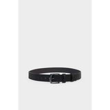 DeFacto Erkek Dikdörtgen Toka Suni Deri Günlük Kemer G4438AXNS - 90 cm - Siyah-BK27