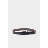 DeFacto Erkek Dikdörtgen Toka Suni Deri Günlük Kemer H0304AXNS - 100 cm - Siyah-BK27