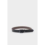 DeFacto Erkek Dikdörtgen Toka Suni Deri Günlük Kemer H0305AXNS - 100 cm - Siyah-BK27