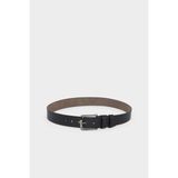 DeFacto Erkek Dikdörtgen Toka Suni Deri Günlük Kemer H0312AXNS - 90 cm - Siyah-BK27