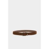 DeFacto Erkek Dikdörtgen Toka Suni Deri Günlük Kemer H0317AXNS - 90 cm - Kahve-BN45