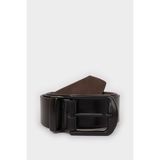 DeFacto Erkek Dikdörtgen Toka Suni Deri Jean Kemeri E3550AXNS - 90 cm - Siyah-BK27