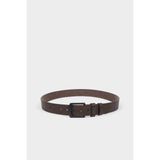 DeFacto Erkek Dikdörtgen Toka Suni Deri Jean Kemeri G8202AXNS - 110 cm - Kahve-BN45