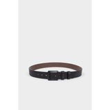 DeFacto Erkek Dikdörtgen Toka Suni Deri Jean Kemeri G8202AXNS - 110 cm - Siyah-BK27