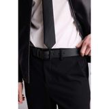 DeFacto Erkek Dikdörtgen Toka Suni Deri Jean Kemeri H5067AXNS - 110 cm - Siyah-BK27