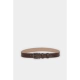 DeFacto Erkek Dikdörtgen Toka Suni Deri Jean Kemeri H6863AXNS - 110 cm - Kahve-BN45