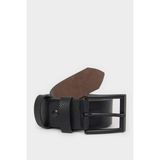 DeFacto Erkek Dikdörtgen Toka Suni Deri Jean Kemeri V2142AZNS - 90 cm - Siyah-BK23
