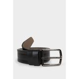 DeFacto Erkek Dikdörtgen Toka Suni Deri Klasik Kemer G4431AXNS - 100 cm - Siyah-BK27
