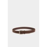 DeFacto Erkek Dikdörtgen Toka Suni Deri Klasik KEMER G9044AXNS - 110 cm - Kahve-BN69