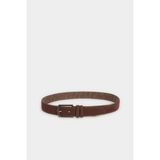 DeFacto Erkek Dikdörtgen Toka Suni Deri Klasik Kemer H0289AXNS - 100 cm - Kahve-BN45