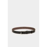 DeFacto Erkek Dikdörtgen Toka Suni Deri Klasik Kemer H0294AXNS - 100 cm - Siyah-BK27