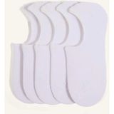DeFacto Erkek Dikişsiz 5'li Bambu Babet Çorap H2900AXNS - 39 - 42 - Beyaz-WT1