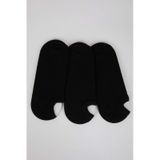 Defacto Erkek Görünmez 3lü Pamuklu Sneaker Çorap K4595aznsbk23 Siyah-bk23