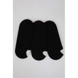 Defacto Erkek Görünmez 3lü Pamuklu Sneaker Çorap K4595aznsbk23 Siyah-bk23