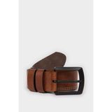 DeFacto Erkek Kare Toka Suni Deri Jean Kemeri U3214AZNS - 90 cm - Kahve-BN207