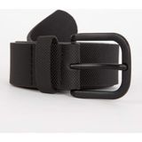 DeFacto Erkek Oval Toka Suni Deri Jean Kemeri R4820AZNS - Siyah - 110 cm
