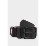 DeFacto Erkek Oval Toka Suni Deri Jean Kemeri R4820AZNS