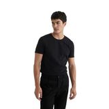 DeFacto Erkek Slim Fit Bisiklet Yaka Kısa Kollu Tişört, Siyah (BK81), M