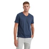 DeFacto Erkek Slim Fit V Yaka Tişört, Lacivert, S