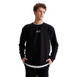 DeFacto Erkek Sweatshirt, Siyah, L