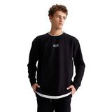 DeFacto Erkek Sweatshirt, Siyah, S