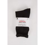 DeFacto Erkek Termal Bot Çorabı A8184AXNS - Black