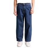 DeFacto Esnek Belli Barrel Fit Jean Pantolon, 28, F8996AX26SP, Mavi-NM34, Erkek