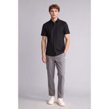 DeFacto Esnek Kumaş Slim Fit Kısa Kollu Gömlek G7408AX26SM - Siyah-BK81 - 2XL