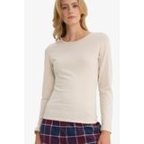 DeFacto F2546AX25AU Basic Uzun Kollu T-shirt