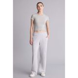DeFacto F7143AX26SP GR93 Gri Straight Fit Basic Kadın Eşofman Altı