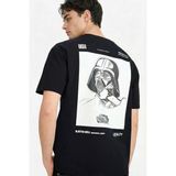 Defacto F8140axbk81 Siyah Star Wars Boxy Fit Kısa Kollu Tişört