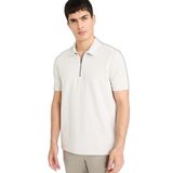DeFacto Fermuarlı Yaka Kısa Kollu Polo Tişört, XL, F9868AX26SP, Gri-GR368, Erkek