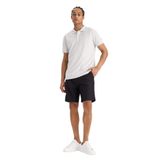 DeFacto Fit Standart Fit Sporcu Kısa Paça Dokuma Şort, M, E4137AX25SM, Siyah-BK81, Erkek