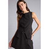 DeFacto Fitted Bisiklet Yaka Yelek Kahverengi, 38, Fitted Bisiklet Yaka Yelek, Kahve, Kadın