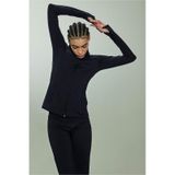 Defacto Fitted Dik Yaka Spor Siyah Kadın Hırka B3985ax/bk81 Siyah