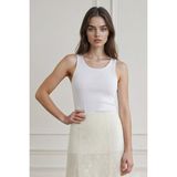 DeFacto Fitted Halter Yaka Fitilli Kaşkorse Atlet U0357AZ25SM - XS - Beyaz-WT32