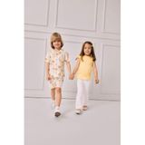 DeFacto Flare Fit İspanyol Paça Gabardin Pantolon Kız Bebek, 9-12 Ay, E1798A525SM, Beyaz-WT34, Kız bebek