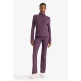 DeFacto Flare Fit İspanyol Paça Soft Touch Premium Sporcu Pantolon, S, E9679AX25AU, Bordo-BR457, Kadın
