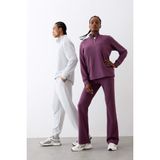 Defacto Flare Fit İspanyol Paça Standart Boy Modal Soft Touch Pantolon, M, E8957AX25AUBR492, Bordo, Kadın