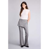 DeFacto Flare Fit Normal Bel Standart Boy Pantolon, 36, G9501AX26SP, Gri-GR394, Kadın