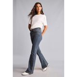 DeFacto Flare Fit Orta Bel İspanyol Paça Jean Pantolon H6932AX26AU - Mavi-NM34 - 38