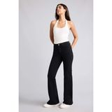DeFacto Flare Fit Orta Bel İspanyol Paça Jean Pantolon H7470AX26AU - Siyah-NM40 - 32