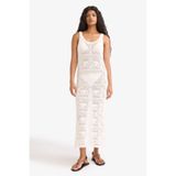 DeFacto G0278AX25HS Slim Fit Dar Kesim Bisiklet Yaka Kroşe Triko Kolsuz Elbise