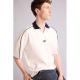 DeFacto G5812AX26SM Ekru Loose Fit Polo Erkek T-shirt