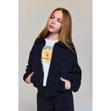 Defacto G6822a8bk81 Siyah Fermuarlı Hırka Kız Çocuk