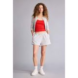 DeFacto G7956AX26HS Gri Kadın Standart Fit Sweatshirt Kumaşı Şort